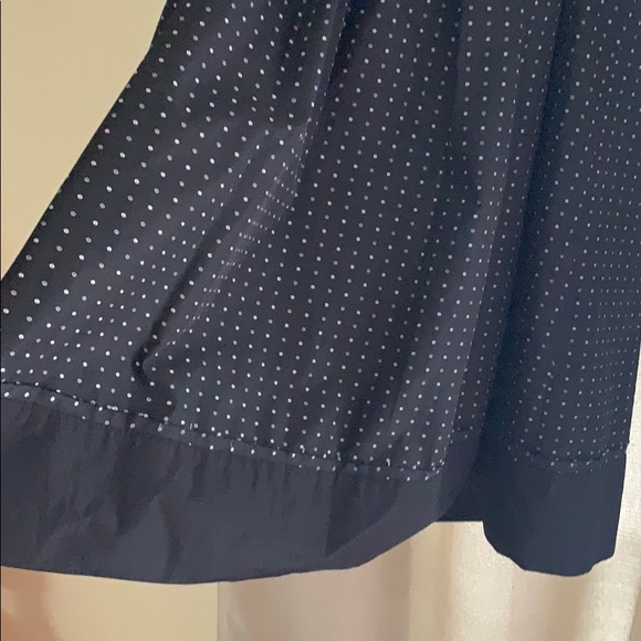 Bcbg maxazria Black midi dress with poko dots. - Picture 5 of 8